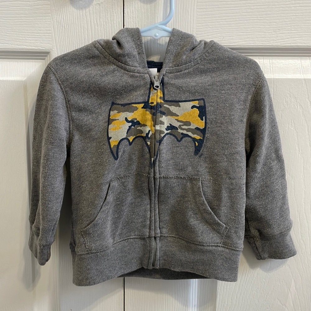 Baby Zip-up Hoodie - Batman Logo